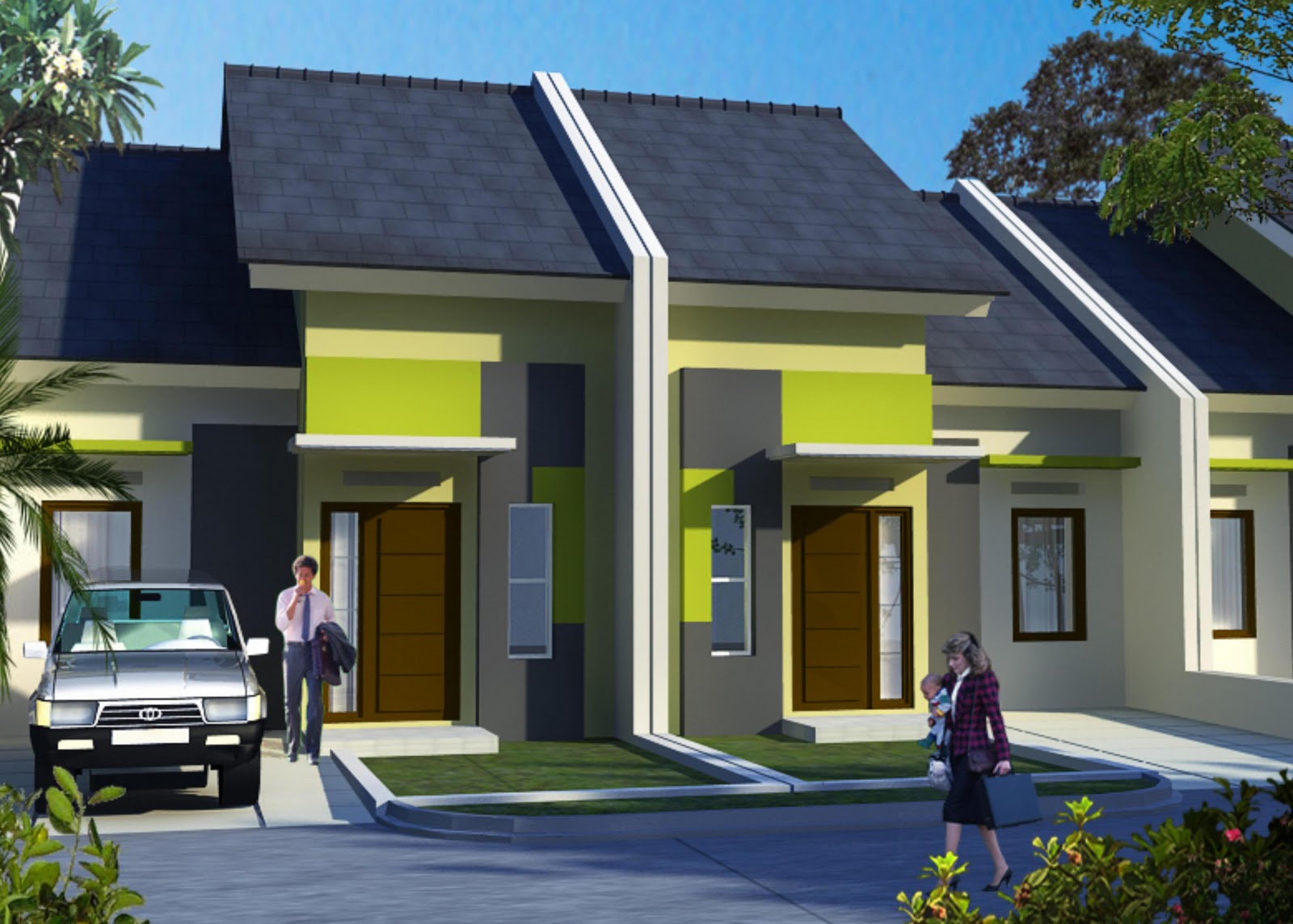  Rumah  Minimalis  Sederhana  Type 36 Dijual Surabaya  Desain 